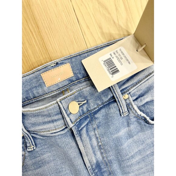 MOTHER Light Blue Ankle & Cropped Jeans - Picture 5 of 8